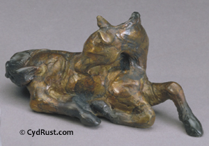 DREAM PONY, Bronze Sculpture by Cyd Rust
