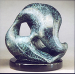 Ponderen, Bronze Sculpture by Cyd Rust