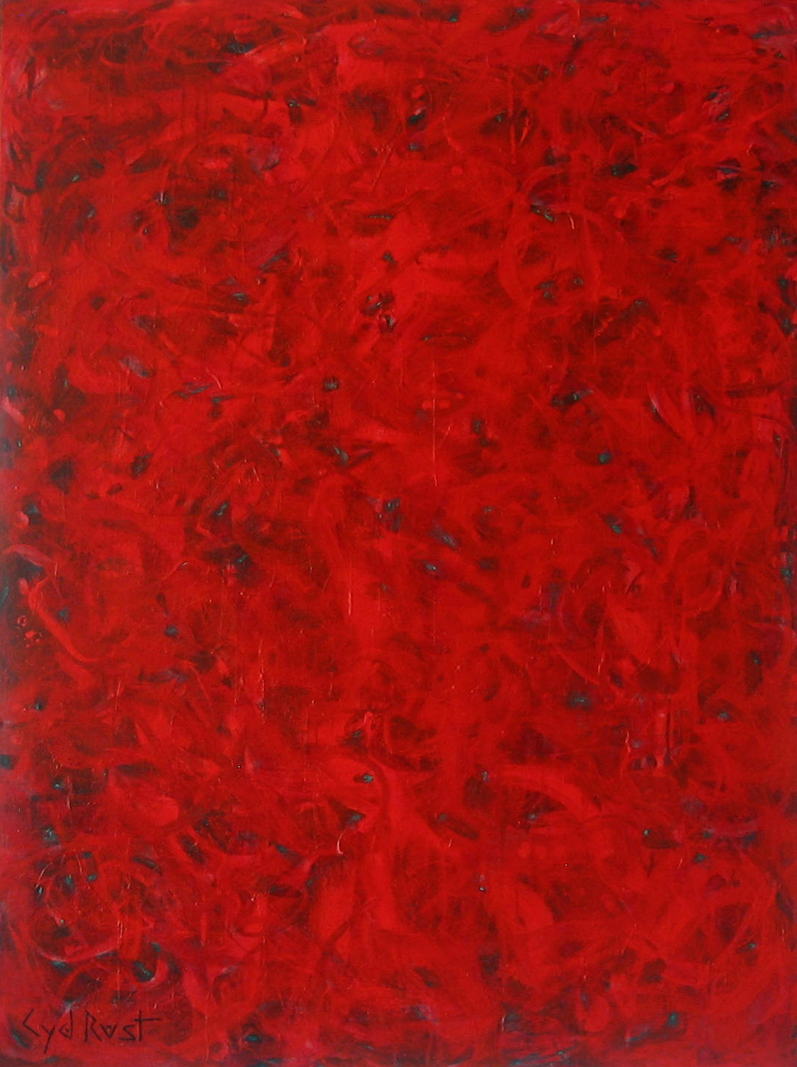 MESMERIZE ©Cyd Rust: 30" x 40" Acrylic Painting on Gallery Wrapped Canvas